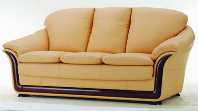 orange and soft sofa
