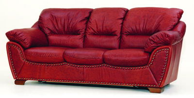 Red colth sofa