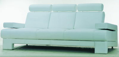 blue and soft cloth sofa