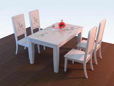 Solid wood furniture(white)