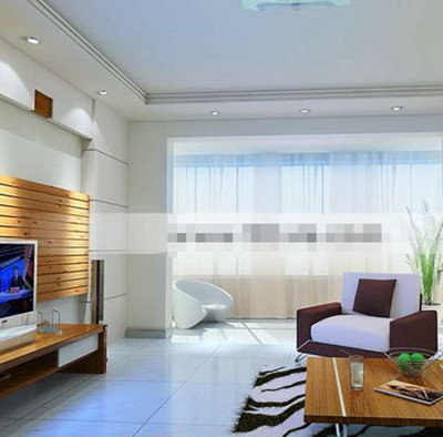Modern ultra-simple living room