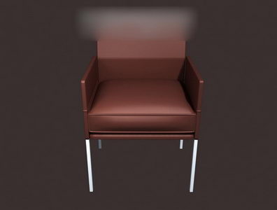 Armchair Leather Brown