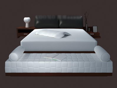 Pure white and Lenient bed
