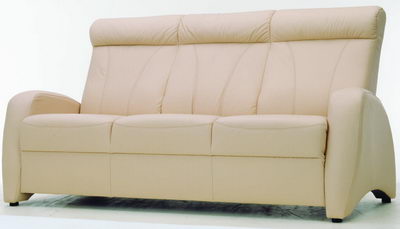 More than casual beige sofa 3d model