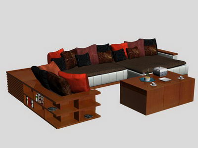 Luxurious modular sofa