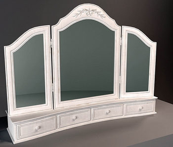 European mirror 3D Model of 4
