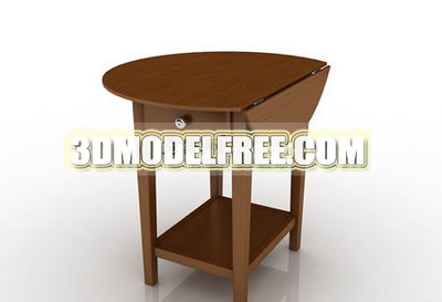 Multi-function desk drawer coffee table furniture, wood home 3D Models