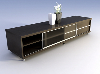 Fine furniture, solid wood cabinet TV cabinet 3D Model