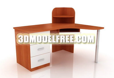 Solid wood cabinet table 3D models