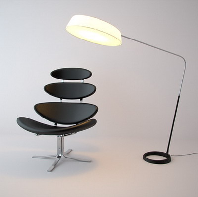 Modern Furniture Model£º Black Lounge Chair Livingroom Furniture