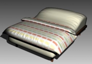 Double Bed Design Series A Iridescent Striped