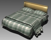 Double Bed Design Series E Green Buffalo Check Sheet