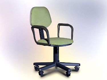 Office furniture model - office chairs