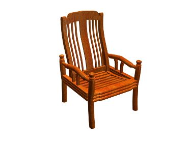 Wooden chairs model portfolio