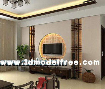 Chinese simple style living room