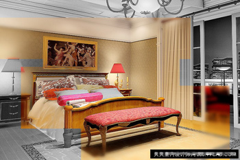 Bright Bedroom overall model
