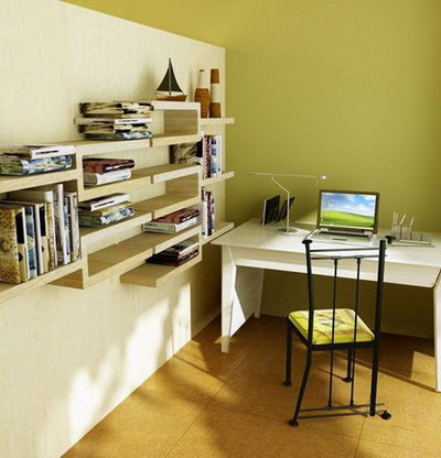 Modern and simple study room