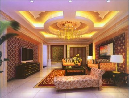 Luxury living room decoration