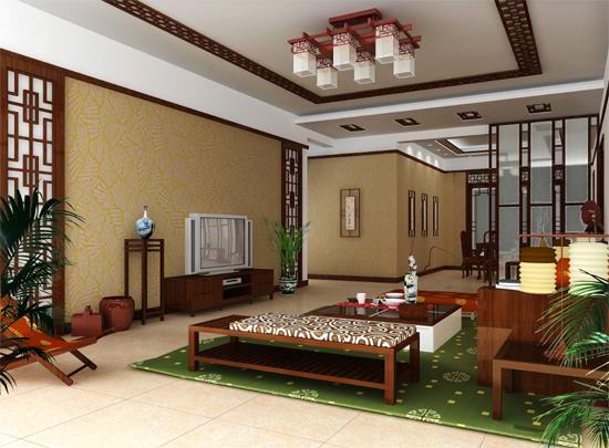Chinese classical style living room