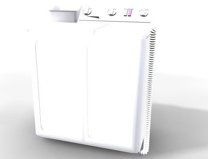 Washing Machine 3D Model-3