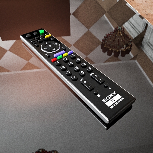 SONY television remote control 3D models