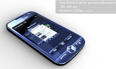 SAMSUNG Omnia II free 3D cell