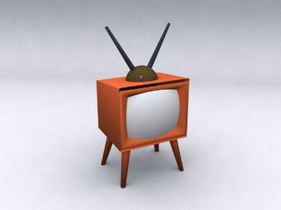 Old Style Television 3DsMax Model
