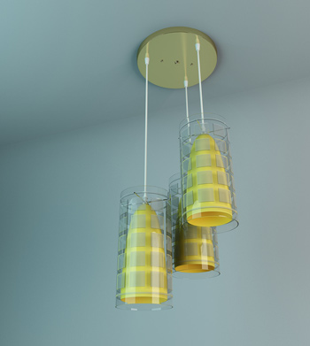 Exquisite chandeliers 3D model