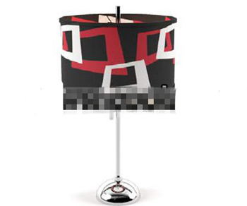 Red white and black exaggerated light cap lamp