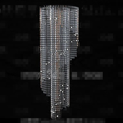 Transparent the curtain-style chandeliers