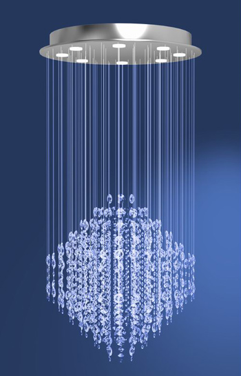 Gorgeous modern crystal chandelier