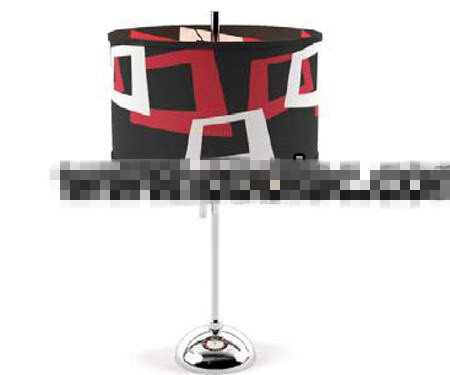 Red white and black exaggerated light cap lamp