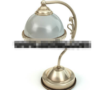 European style metal carved lamp