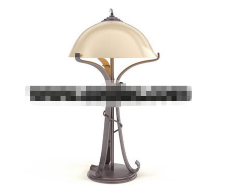 Personalized Wrought Iron lamp