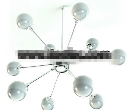 Ball-type radiation pendant lamp