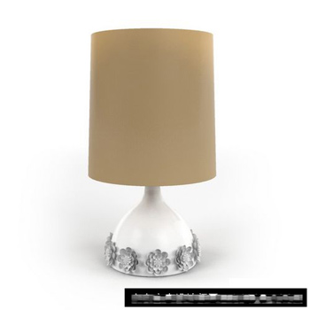 Exquisite carved lamp simple 3D model