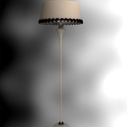Chinese retro single pole floor lamp shade