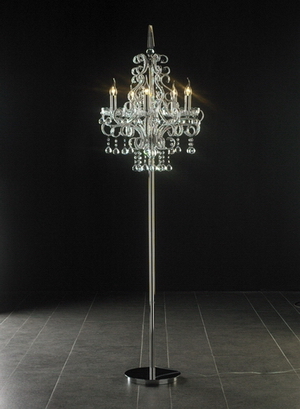 Crystal floor lamp 3D Model 06