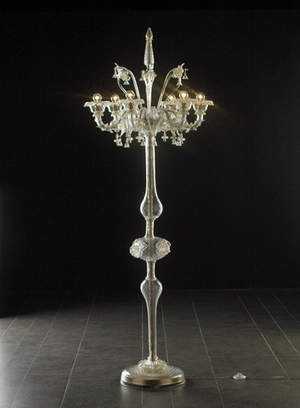Crystal floor lamp 3D Model 04