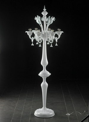 Crystal floor lamp 3D Model 01