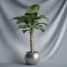 Plant Bonsai Series - 3D Model of tree leaves (including materials)