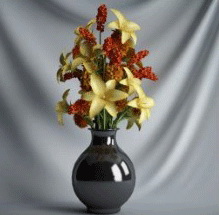 Plant Bonsai Series - Flowers 3D model (including materials)