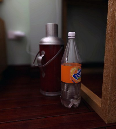 Beverage Package: FANTA Orange PET Bottle 3Ds Max Model