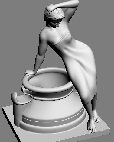 Body sculpture modern girl