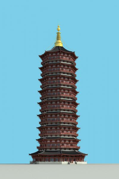 China building tower