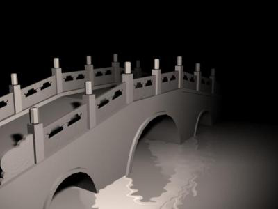Antique bridge 3D