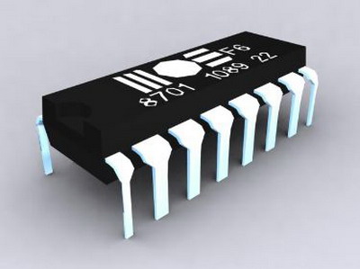 Integrated Circuit Chips 3DsMax Model