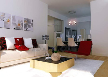 Modern simple and nice living room