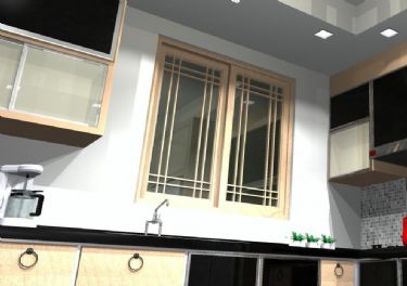 Simple 3D model of the kitchen
