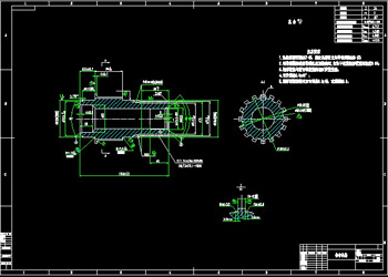 Bevel gear axles CAD drawings